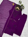 1RICH LOOK GEORGETTE EMBROIDERY WORK TOP PALAZZO WITH DUPATTA FESTIVE WEAR WHOLESALE PRICE ETHNIC GARMENT (16)