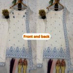 1RICH LOOK MASKA COTTON SILK FANCY BORDER WITH MULTI NEEDLE, SEQUENCE, EMBROIDERY WORK TOP BOTTOM WITH DUPATTA FESTIVE WEAR WHOLESALE PRICE ETHNIC GARMENT (33)