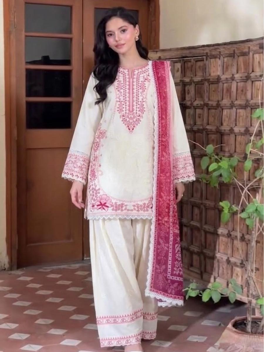 26RICH LOOK SATIN RAYON EMBROIDERY WORK WITH FANCY GPU LACE BORDER WORK TOP PATIYALA WITH DUPATTA FESTIVE WEAR WHOLESALE PRICE ETHNIC GARMENT (18)