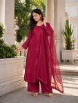 2RICH LOOK GEORGETTE EMBROIDERY WORK TOP PALAZZO WITH DUPATTA FESTIVE WEAR WHOLESALE PRICE ETHNIC GARMENT (13)