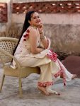 2RICH LOOK MASKA COTTON SILK FANCY BORDER WITH MULTI NEEDLE, SEQUENCE, EMBROIDERY WORK TOP BOTTOM WITH DUPATTA FESTIVE WEAR WHOLESALE PRICE ETHNIC GARMENT (26)
