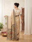 5TRENDING-MUGA-COTTON-RESHAM-WEAVING-MADHUBANI-WORK-SAREE-WITH-UNSTITCHED-BLOUSE-CHIKU-1.jpg