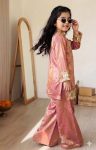 BOLLYWOOD CHINON SILK EMBROIDERY AND MIRROR HAND WORK TOP PALAZZO WITH DUPATTA WEDDING WEAR WHOLESALE PRICE ETHNIC GARMENT (4)