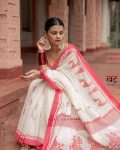 BOLLYWOOD SOFT LILAN SLAB JACQUARD WORK SAREE WITH UNSTITCHED BLOUSE FESTIVAL WEAR WHOLESALE PRICE ETHNIC GARMENT (5)