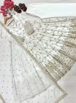 DESIGNER CHINON SILK EMBROIDERY SEQUENCE MIRROR WORK GOWN BOTTOM WITH DUPATTA FESTIVE WEAR WHOLESALE PRICE ETHNIC GARMENT (2)
