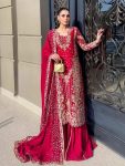 DESIGNER CHINON ZARI & SEQUENCE EMBROIDERY WORK TOP PALAZZO WITH DUPATTA WEDDING WEAR WHOLESALE PRICE ETHNIC GARMENT (4)