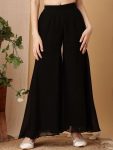 DESIGNER FOX GEORGETTE EMBROIDERY TOP PALAZZO SET WHOLESALE PRICE ETHNIC GARMENT (2)