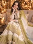 DESIGNER GEORGETTE EMBROIDERY THREAD WORK TOP PALAZZO WITH DUPATTA FESTIVE WEAR WHOLESALE PRICE ETHNIC GARMENT (20)