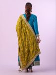 DESIGNER VICHITRA SILK EMBROIDERY WORK ANARKALI BOTTOM WITH DUPATTA FESTIVE WEAR WHOLESALE PRICE ETHNIC GARMENT (3)
