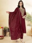 DESIGNER VICHITRA SILK SEQUENCE CODING EMBROIDERY WORK TOP BOTTOM WITH DUPATTA DAILY WEAR WHOLESALE PRICE ETHNIC GARMENT(11).jpg