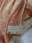 FABULOUS MOSS SILK JACQUARD BUTTI SAREE WITH UNSTITCHED BLOUSE PARTY WEAR WHOLESALE PRICE ETHNIC GARMENT (9)