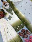 FANCY DUAL TONE STAR GEORGETTE EMBROIDERY THREAD WORK TOP PALAZZO WITH DUPATTA FESTIVE WEAR WHOLESALE PRICE ETHNIC GARMENT (6)