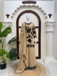 FASHINABLE FOUX GEORGETTE THREAD WITH SEQUNCE WITH CUTWORK TOP PALAZZO WITH DUPATTA DAILY WEAR WHOLESALE PRICE ETHNIC GARMENT (6)