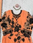 FASHIONABLE FAUX GEORGETTE THREAD WITH SEQUNCE WITH CUTWORK TOP PALAZZO WITH DUPATTA FESTIVE WEAR WHOLESALE PRICE ETHNIC GARMENT (1)