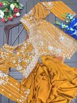FASHIONABLE RANGOLI SILK EMBROIDEY SEQUENCE WORK LEHENGA CHOLI WITH DUPATTA RECEPTION WEAR WHOLESALE PRICE ETHNIC GARMENT (3)