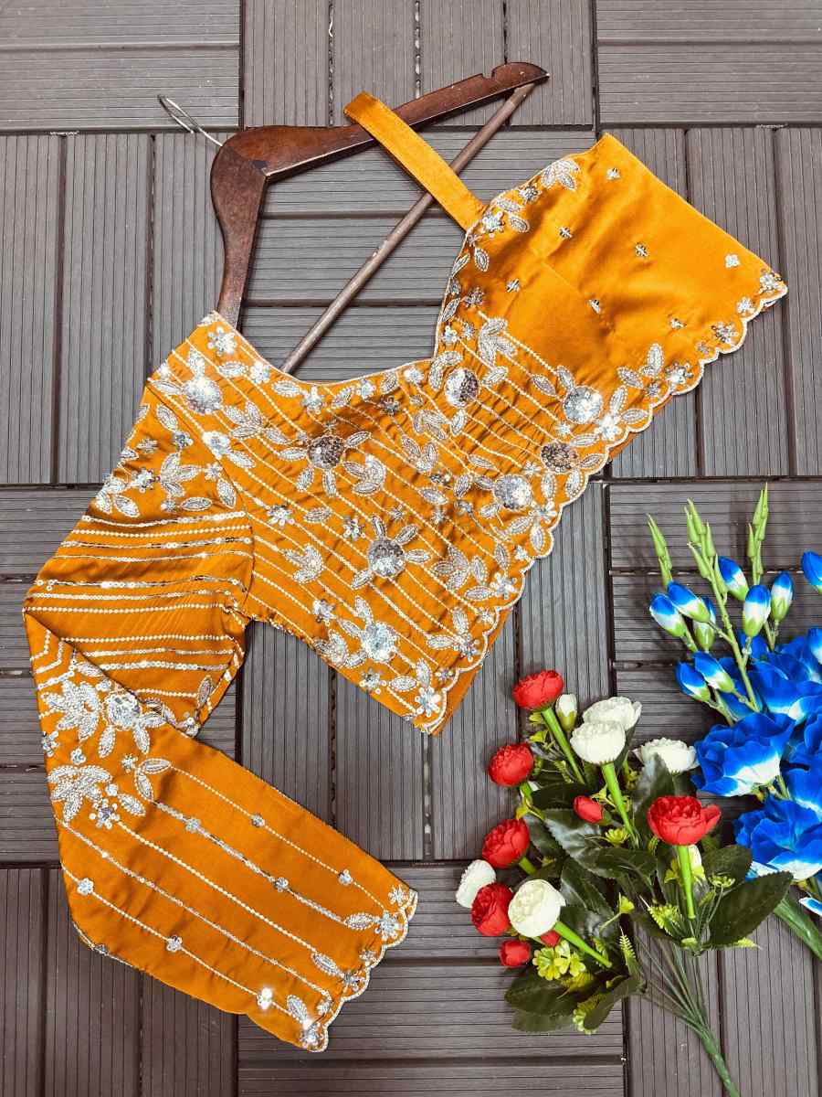 FASHIONABLE RANGOLI SILK EMBROIDEY SEQUENCE WORK LEHENGA CHOLI WITH DUPATTA RECEPTION WEAR WHOLESALE PRICE ETHNIC GARMENT (15)