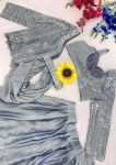 FASHIONABLE RANGOLI SILK EMBROIDEY SEQUENCE WORK LEHENGA CHOLI WITH DUPATTA RECEPTION WEAR WHOLESALE PRICE ETHNIC GARMENT (12)