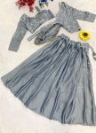 FASHIONABLE RANGOLI SILK EMBROIDEY SEQUENCE WORK LEHENGA CHOLI WITH DUPATTA RECEPTION WEAR WHOLESALE PRICE ETHNIC GARMENT (12)
