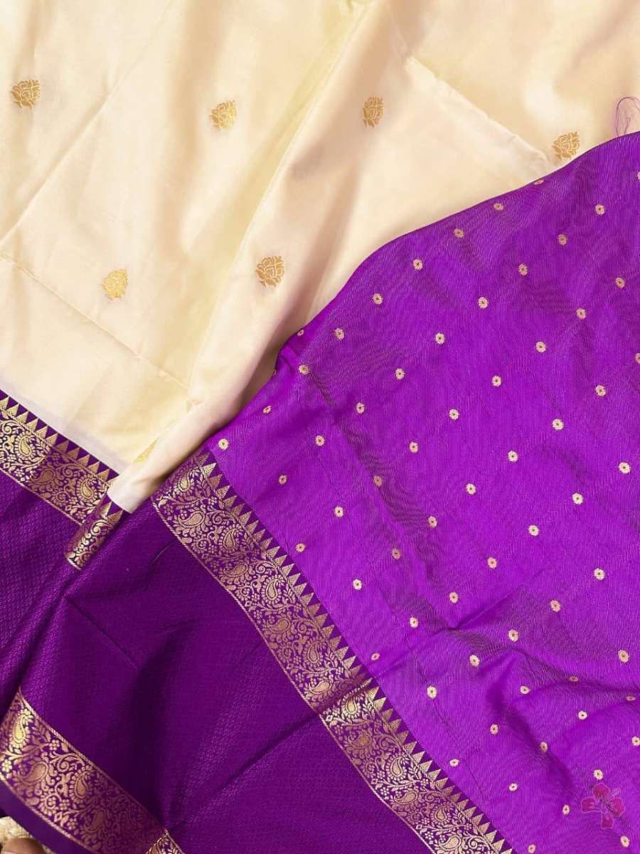 FASHIONABLE SOFT SILK COPPER ZARI JAAL WEAVES WORK SAREE WITH UNSTITCHED BLOUSE FESTIVAL WEAR WHOLESALE PRICE ETHNIC GARMENT (6)