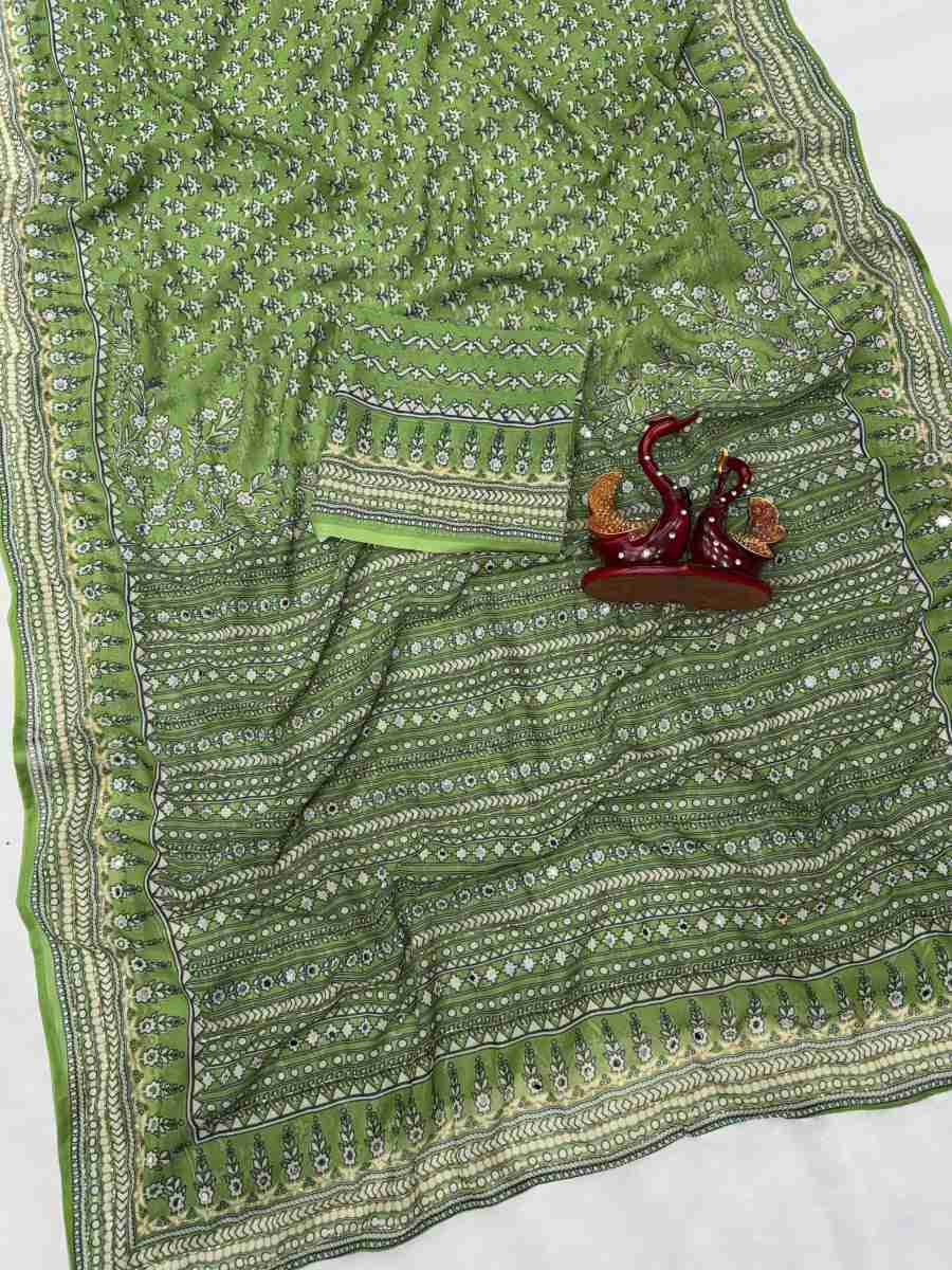 GEORGEOUS FOX GEORGETTE KATDANA AND REAL MIRROR WORK SAREE WITH UNSTITCHED BLOUSE FESTIVAL WEARWHOLESALE PRICE ETHNIC GARMENT (15)