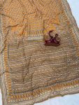 GEORGEOUS FOX GEORGETTE KATDANA AND REAL MIRROR WORK SAREE WITH UNSTITCHED BLOUSE FESTIVAL WEARWHOLESALE PRICE ETHNIC GARMENT (6)