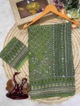 GEORGEOUS FOX GEORGETTE KATDANA AND REAL MIRROR WORK SAREE WITH UNSTITCHED BLOUSE FESTIVAL WEARWHOLESALE PRICE ETHNIC GARMENT (7)