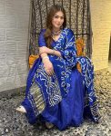 LATEST CHINON SILK PLAIN WORK GOWN WITH DUPATTA PARTY WEAR WHOLESALE PRICE ETHNIC GARMENT (2)