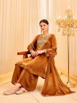 LATEST FENDY SILK EMBROIDERY CODING SEQUENCE WORK TOP PALAZZO WITH DUPATTA SEASONABLE WEAR WHOLESALE PRICE ETHNIC GARMENT (10)
