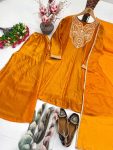 LATEST FENDY SILK EMBROIDERY CODING SEQUENCE WORK TOP PALAZZO WITH DUPATTA SEASONABLE WEAR WHOLESALE PRICE ETHNIC GARMENT (2)
