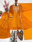 LATEST FENDY SILK EMBROIDERY CODING SEQUENCE WORK TOP PALAZZO WITH DUPATTA SEASONABLE WEAR WHOLESALE PRICE ETHNIC GARMENT (2)