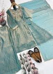 LATEST FENDY SILK EMBROIDERY CODING SEQUENCE WORK TOP PALAZZO WITH DUPATTA SEASONABLE WEAR WHOLESALE PRICE ETHNIC GARMENT (8)