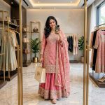 LATEST FENDY SILK EMBROIDERY SEQUENCE WORK TOP PALAZZO WITH DUPATTA WEDDING WEAR WHOLESALE PRICE ETHNIC GARMENT (6)