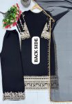 LATEST FUAX GEORGETTE CHAIN STITCHED BOTH SIDE WORK TOP PALAZZO WITH DUPATTA FESTIVAL WEAR WHOLESALE PRICE ETHNIC GARMENT (13)