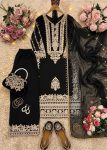 LATEST FUAX GEORGETTE CHAIN STITCHED BOTH SIDE WORK TOP PALAZZO WITH DUPATTA FESTIVAL WEAR WHOLESALE PRICE ETHNIC GARMENT (13)