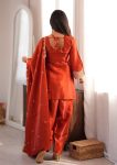LATEST GLASS ROMAN SILK EMBROIDERY SEQUENCE DORI AND JARI WORK TOP BOTTOM WITH DUPATTA CASUAL WEAR WHOLESALE PRICE ETHNIC GARMENT (5)