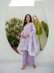LATEST MAL MAL EMBROIDEY SEQUNCE WORK TOP BOTTOM WITH DUPATTA FESTIVAL WEAR WHOLESALE PRICE ETHNIC GARMENT (3)