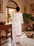 LATEST RAYON COTTON EMBROIDERY THREAD WORK TOP BOTTOM WITH DUPATTA FORMAL WEAR WHOLESALE PRICE ETHNIC GARMENT (12)