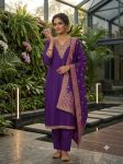LATEST REYON EMBROIDERY WORK TOP BOTTOM WITH DUPATTA DAILY WEAR WHOLESALE PRICE ETHNIC GARMENT (10)
