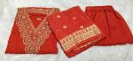 LATEST REYON EMBROIDERY WORK TOP BOTTOM WITH DUPATTA DAILY WEAR WHOLESALE PRICE ETHNIC GARMENT (5)