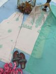 LATEST ROMAN SILK EMBROIDERY SEQUENCE WORK TOP PALAZZO WITH DUPATTA CASUAL WEAR WHOLESALE PRICE ETHNIC GARMENT (6)