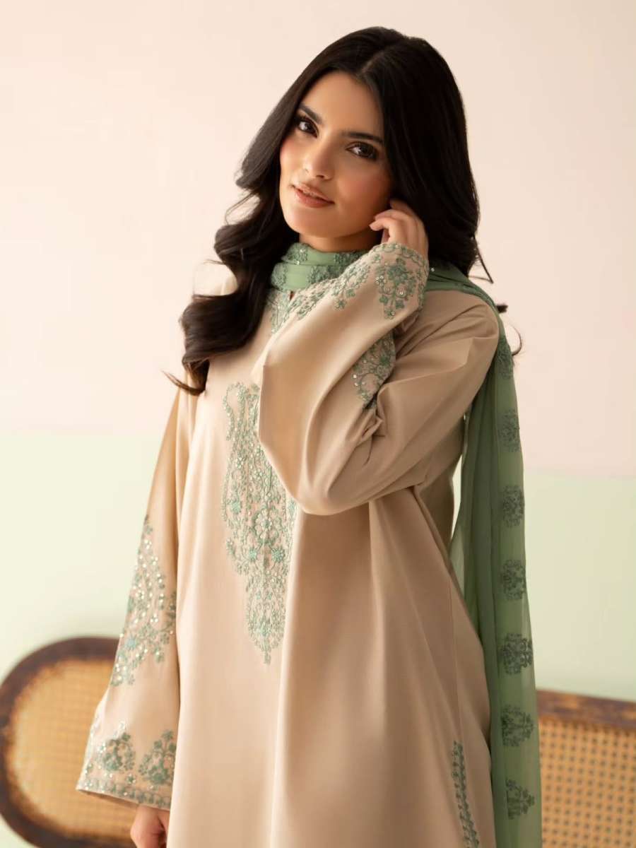 LATEST ROMAN SILK EMBROIDERY SEQUENCE WORK TOP PALAZZO WITH DUPATTA CASUAL WEAR WHOLESALE PRICE ETHNIC GARMENT (3)