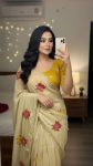LATEST SHINING RNGOLI SILK EMBROIDERY THREAD WORK SAREE WITH UNSTITCHED BLOUSE CASUAL WEAR WHOLESALE PRICE ETHNIC GARMENT (2)