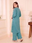 LATEST SLUB RAYON EMBROIDERY WORK TOP PENT SET DAILY WEAR WHOLESALE PRICE ETHNIC GARMENT (2)