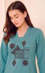 LATEST SLUB RAYON EMBROIDERY WORK TOP PENT SET DAILY WEAR WHOLESALE PRICE ETHNIC GARMENT (2)
