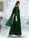 LUXURY GEORGETTE EMBROIDERY WORK TOP PALAZZO WITH DUPATTA DAILY WEAR WHOLESALE PRICE ETHNIC GARMENT (20)