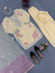 LUXURY REYON THRED WITH SEQUNCE WORK TOP BOTTOM AND DUPATTA SEASONABLE WEAR WHOLESALE PRICE ETHNIC GARMENT (2)