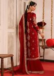 LUXURY ROMAN SILK THREAD WITH SEQUNCE WITH RIVET MOTI WORK TOP PALAZZO WITH DUPATTA WEDDING WEAR WHOLESALE PRICE ETHNIC GARMENT (3)