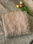 LUXURY SPACE SILK BEADS WORK SAREE WITH UNSTITCHED BLOUSE PARTY WEAR WHOLESALE PRICE ETHNIC GARMENT (5)