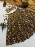 MODERN FANDY SILK EMBROIDERY SEQUENCE LEHENGA CHOLI WITH DUPATTA PARTY WEAR WHOLESALE PRICE ETHNIC GARMENT (3)