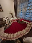 MODERN GEORGETTE EMBROIDERY WITH SEQUENCE WORK GOWN BOTTOM WITH DUPATTA PARTY WEAR WHOLESALE PRICE ETHNIC GARMENT (2)